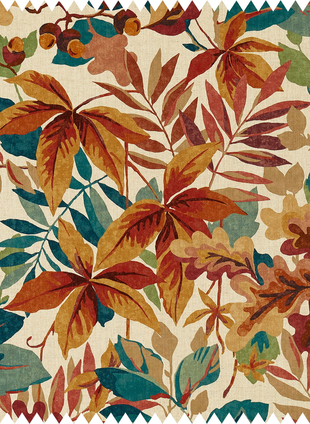 Stoff Robin's Wood - Russet