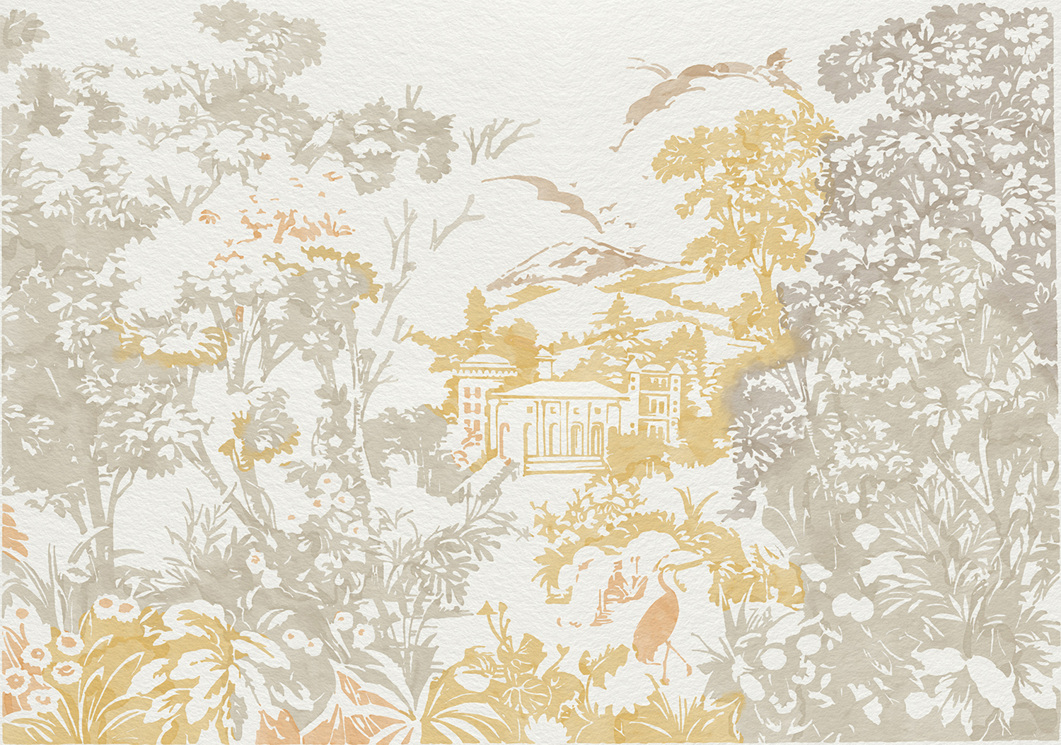 Wandbild Neo-Tapestry - Terra