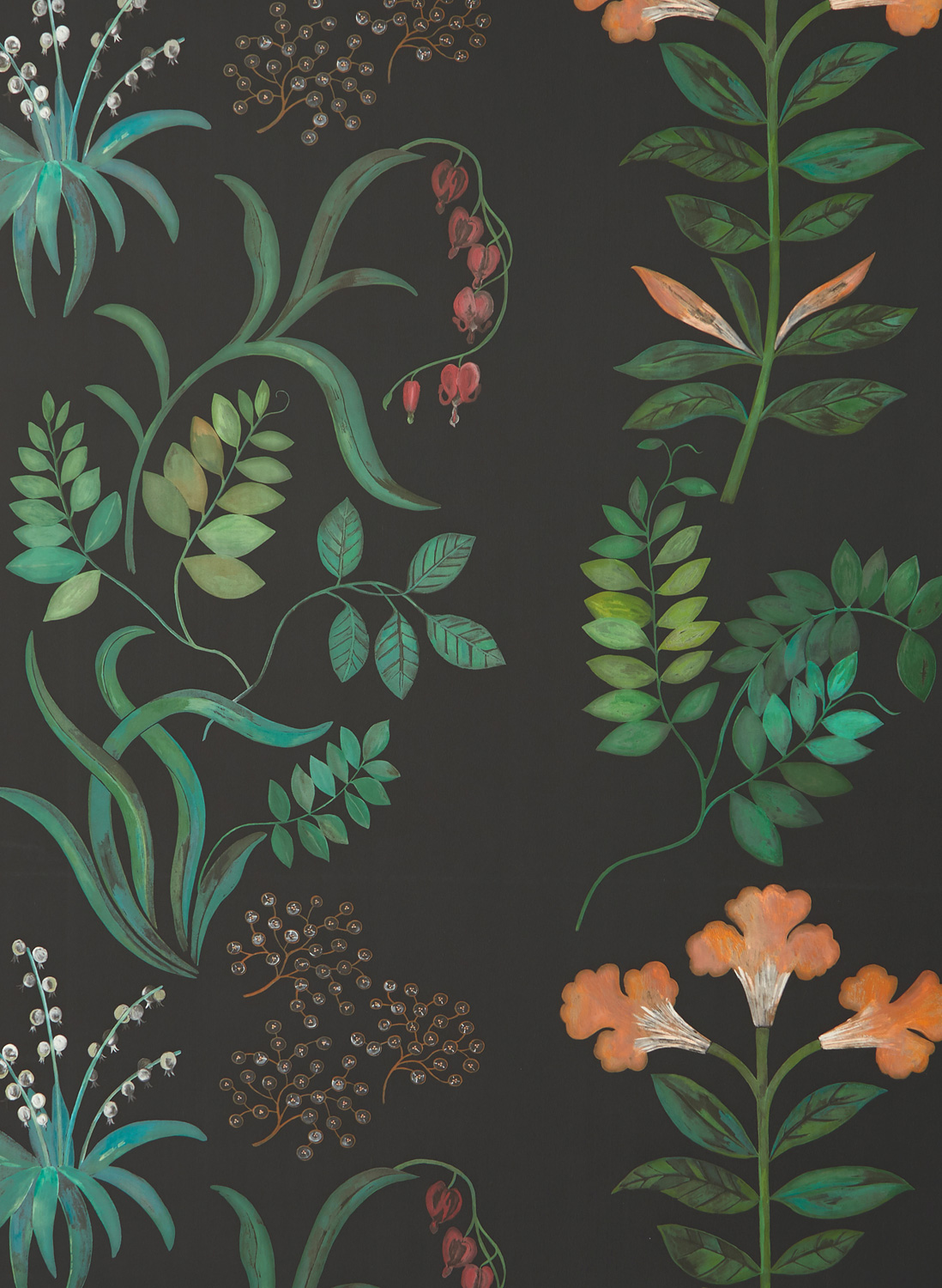 Tapete Botanical Stripe - Jade