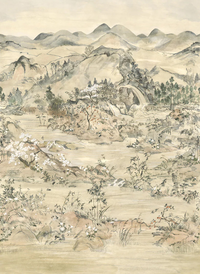 Tapete Japanese Chinoiserie - Antique