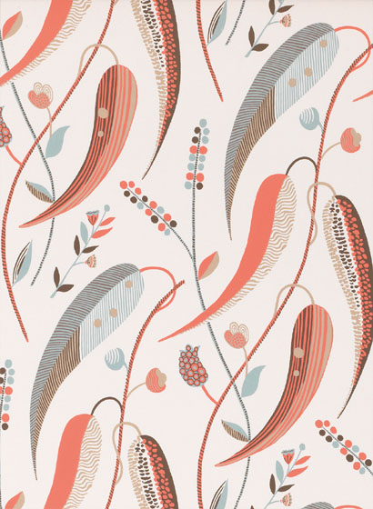 Tapete Colbert - Coral/ Aqua