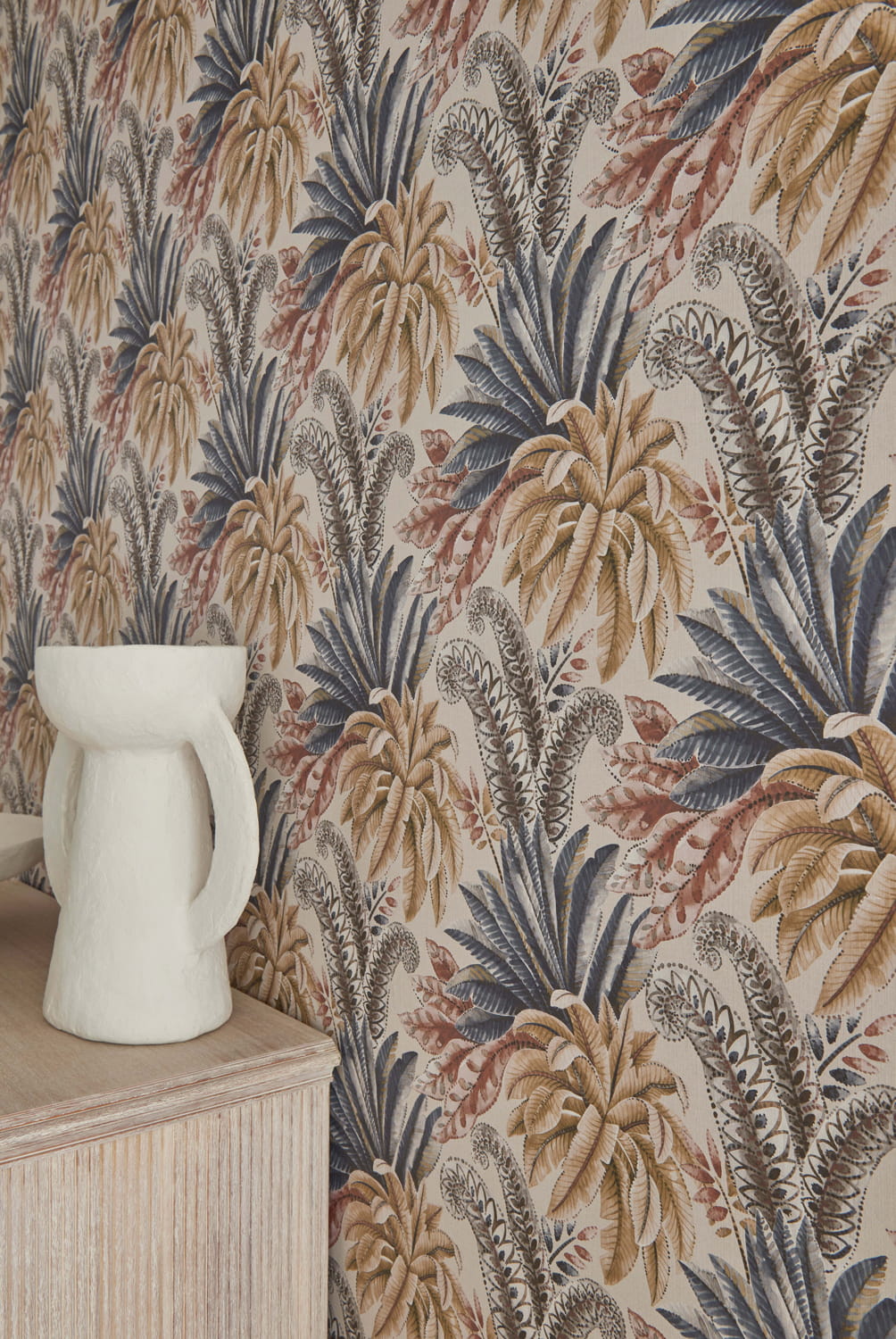 Tapete Paloma - Terracotta/ Ochre/ Steel
