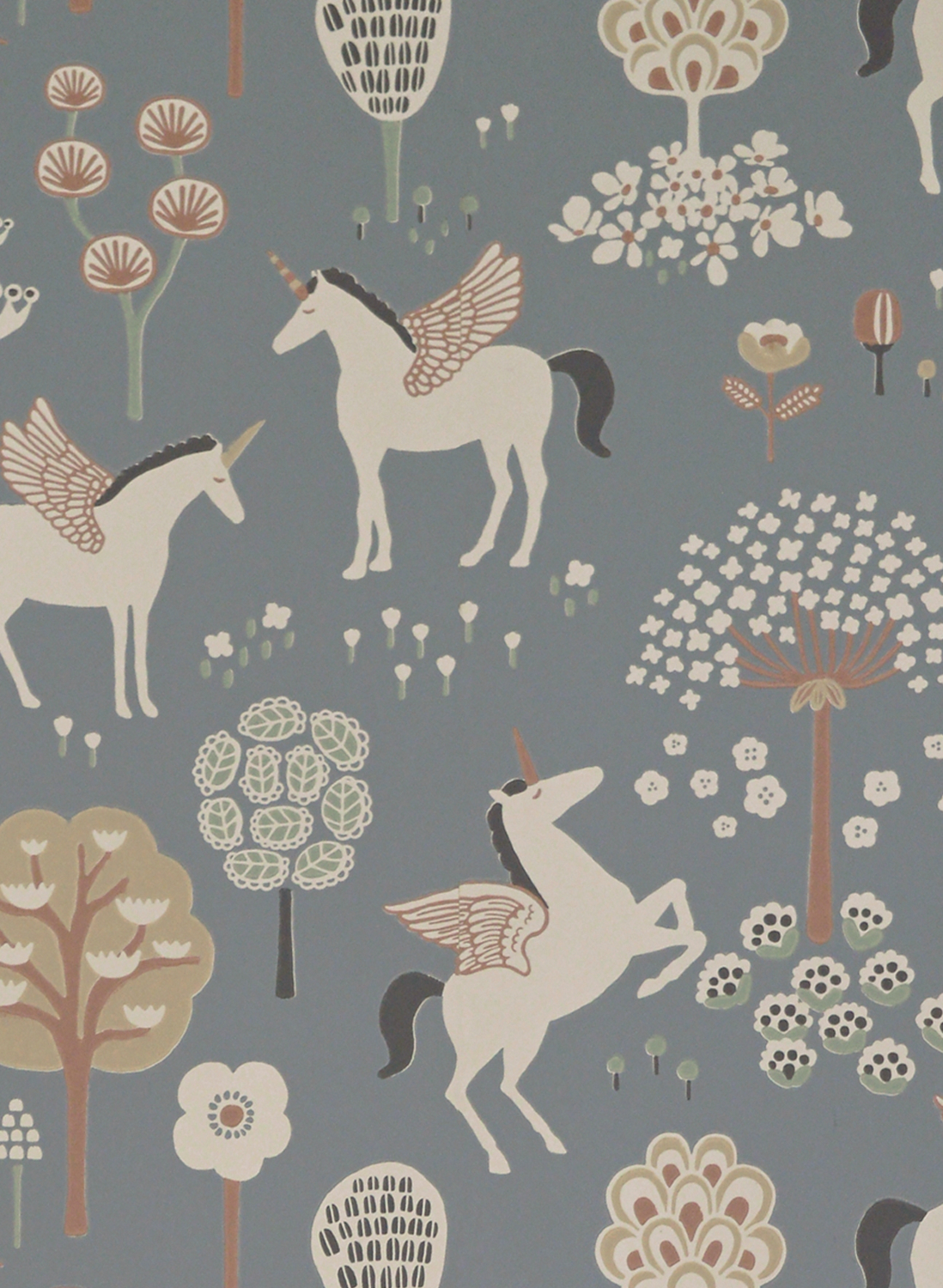 Tapete True Unicorns - Evening Blue