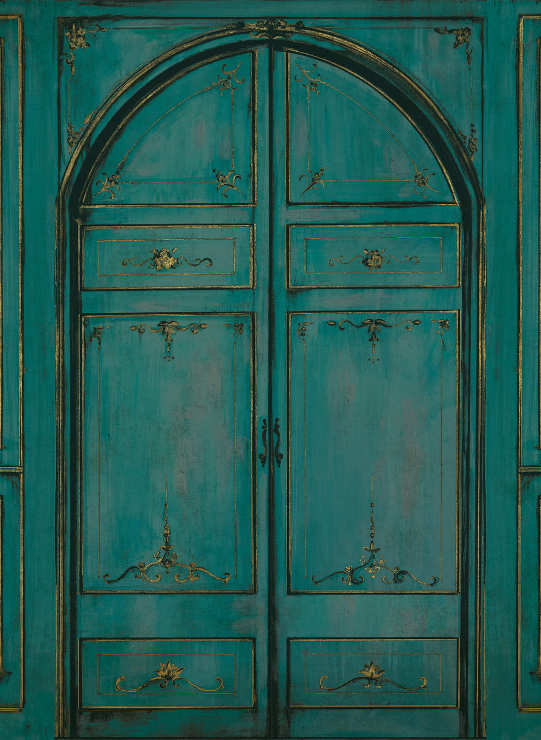 Wandbild Lao Zi - Blue Spirulina