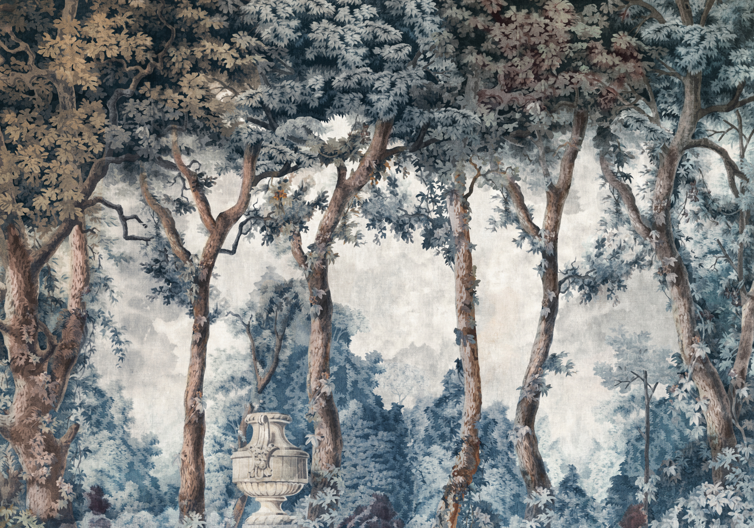 Wandbild Byron Poem - Blue