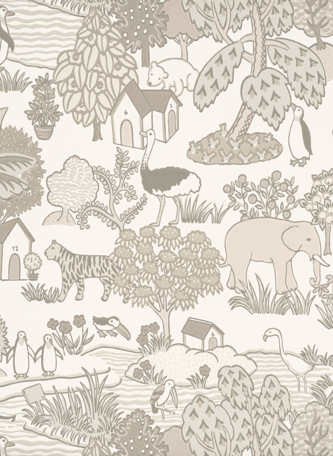 Tapete Animal Kingdom - Portland Stone