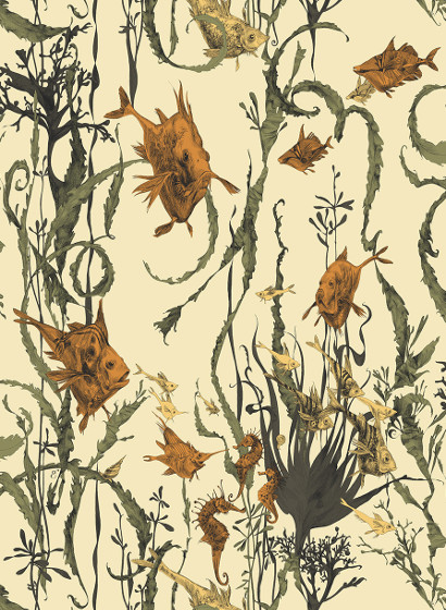 Tapete Jardin Marine - RM115-05 - Orange