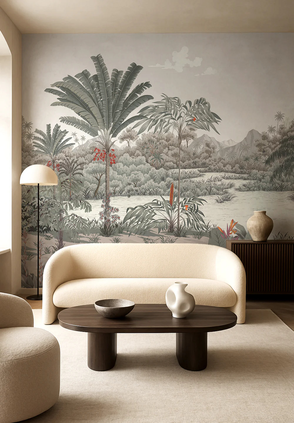 Wandbild Riviere des Parfums Gris - A 1/2/3