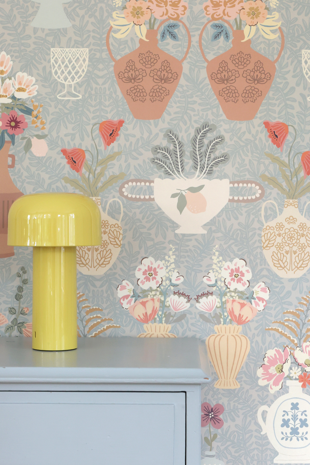 Tapete Summer Spritz - Vintage Blue