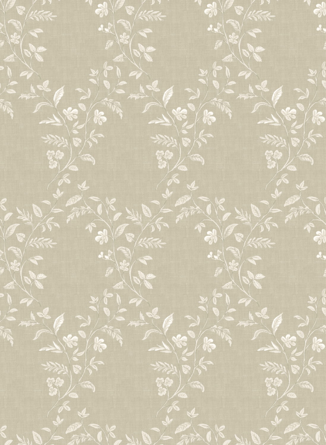 Tapete Hollingbourne Trellis - Linen