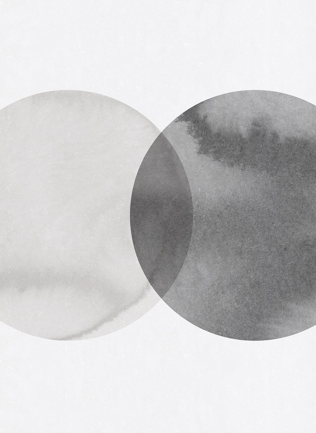 Wandbild Eclipse - Graphite