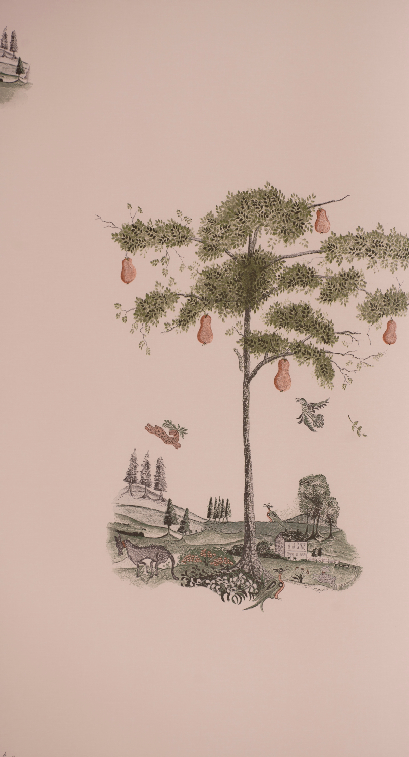 Tapete Pear Tree - Setting Plaster