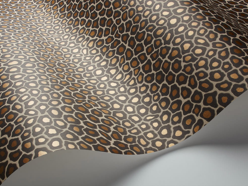 Tapete Senzo Spot - Taupe/ Gold