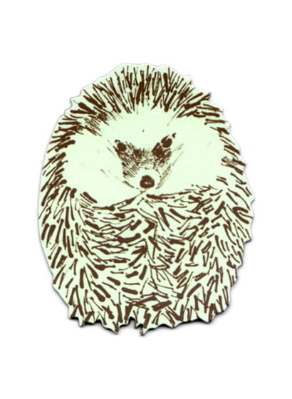Sian Zeng Magnet Hedgehog - Hedgehog Round Junior Green