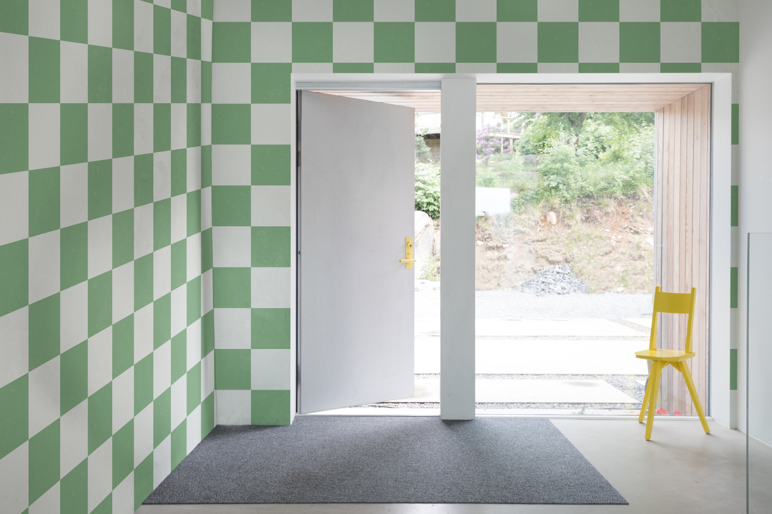 Wandbild Chess - green