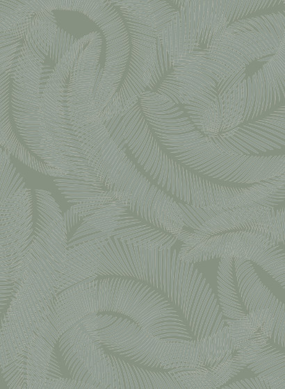 Tapete Plumes - Lichen