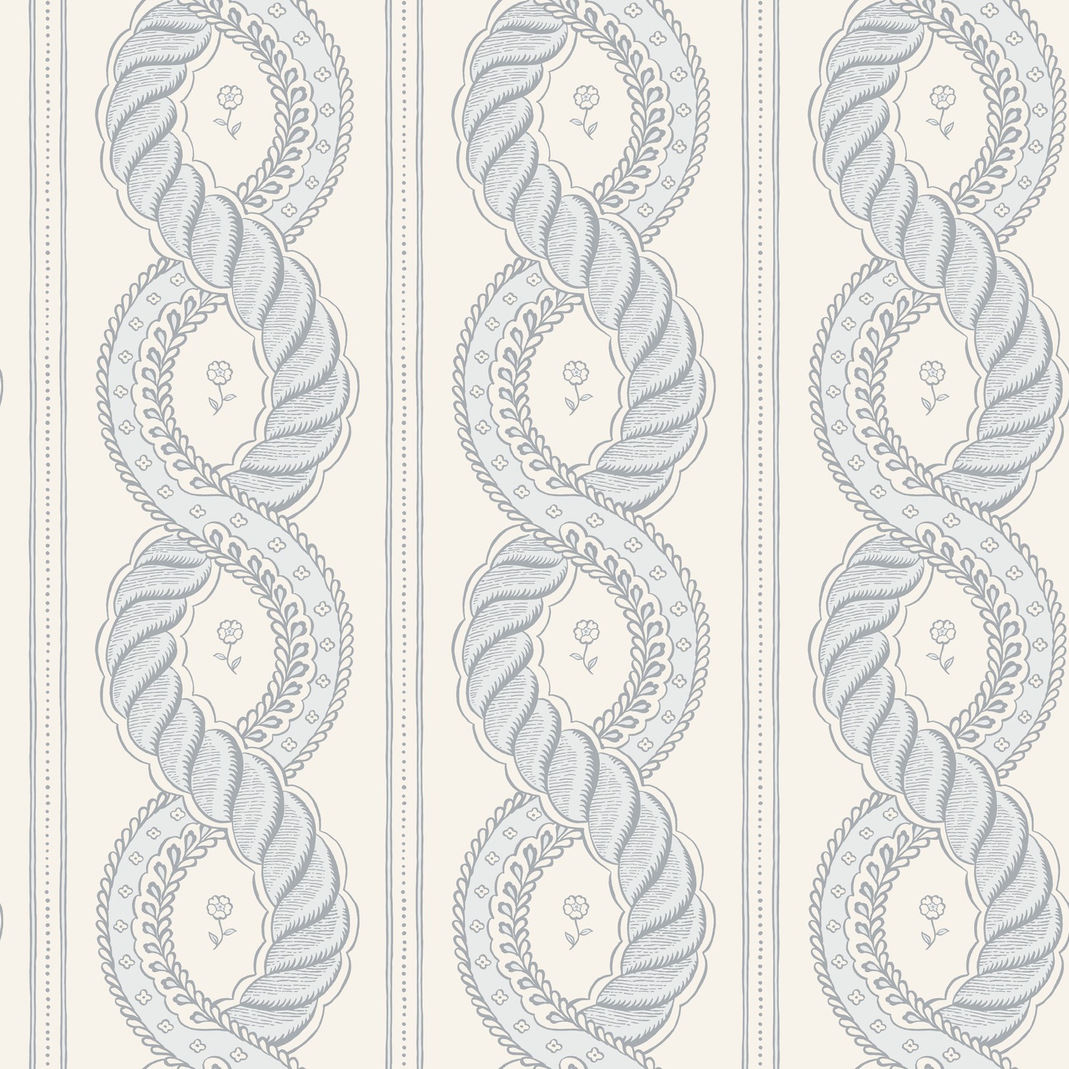Papier peint Emilion - Light Blue