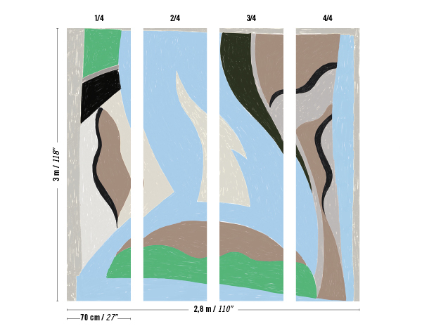 Wandbild Cyclade - TP 308 01