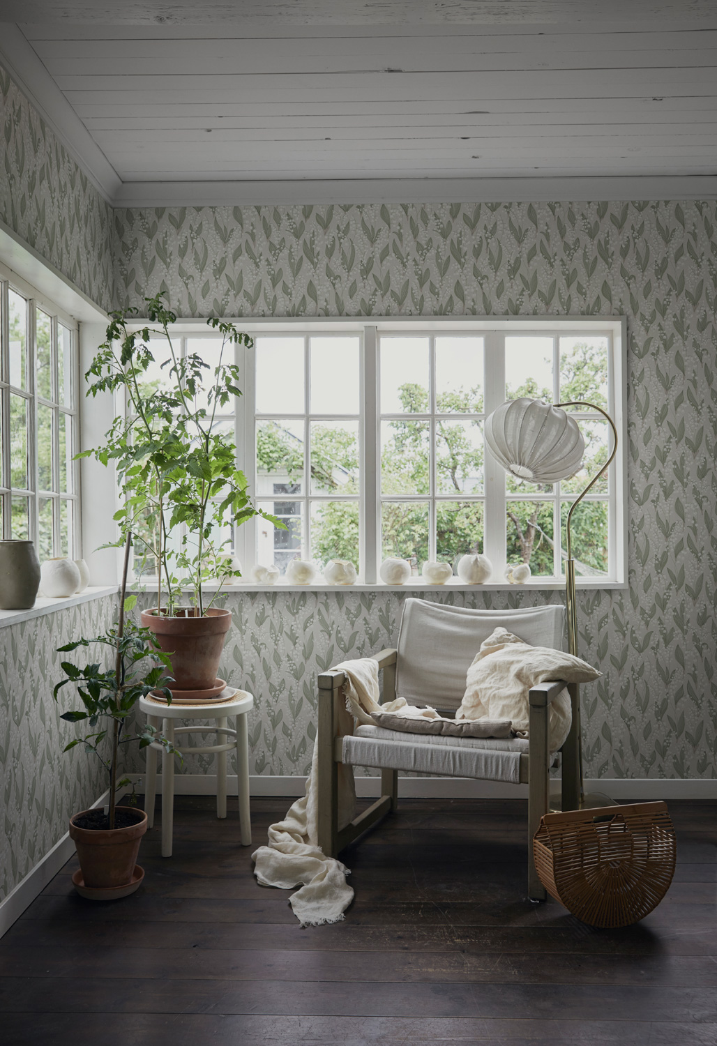 Carta da parati Liljekonvalj - Spring Green