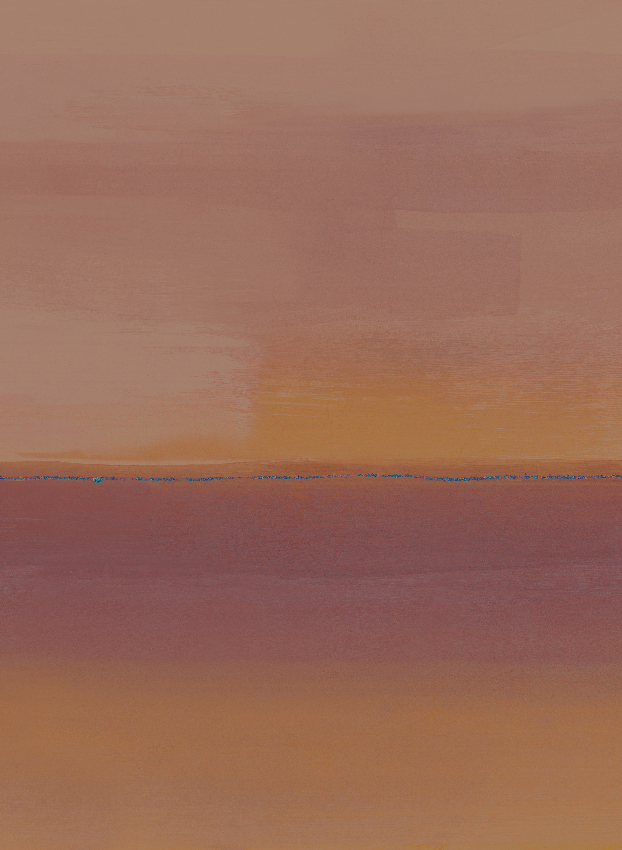 Wandbild Alegranza - Orange Panel 2