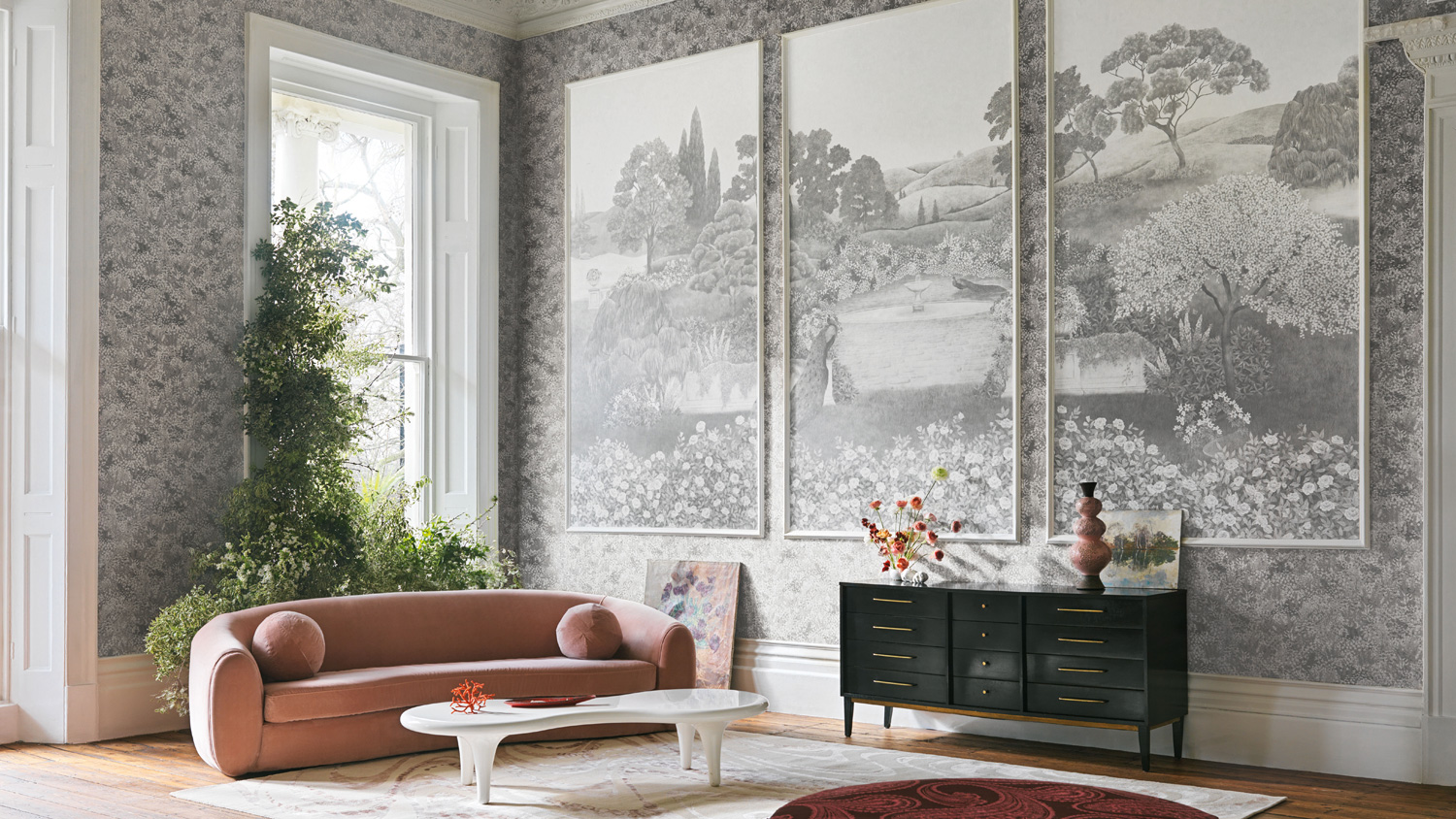 Wandbild Idyll - Platinum Matte