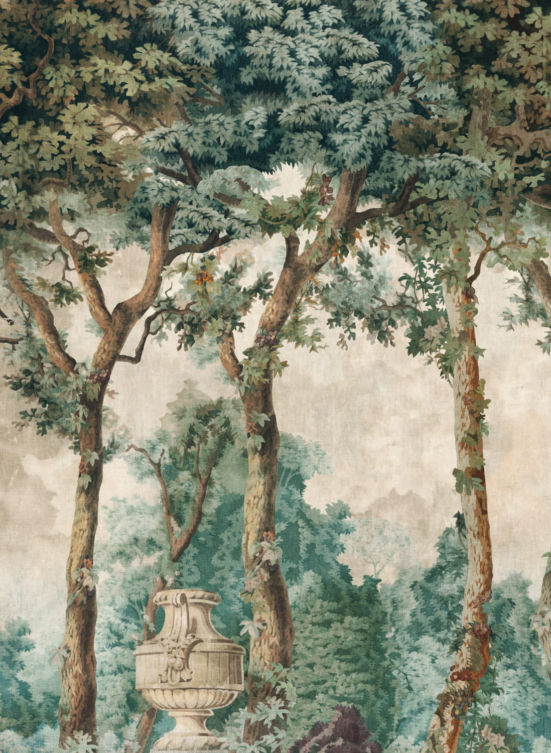 Wandbild Byron Poem - green