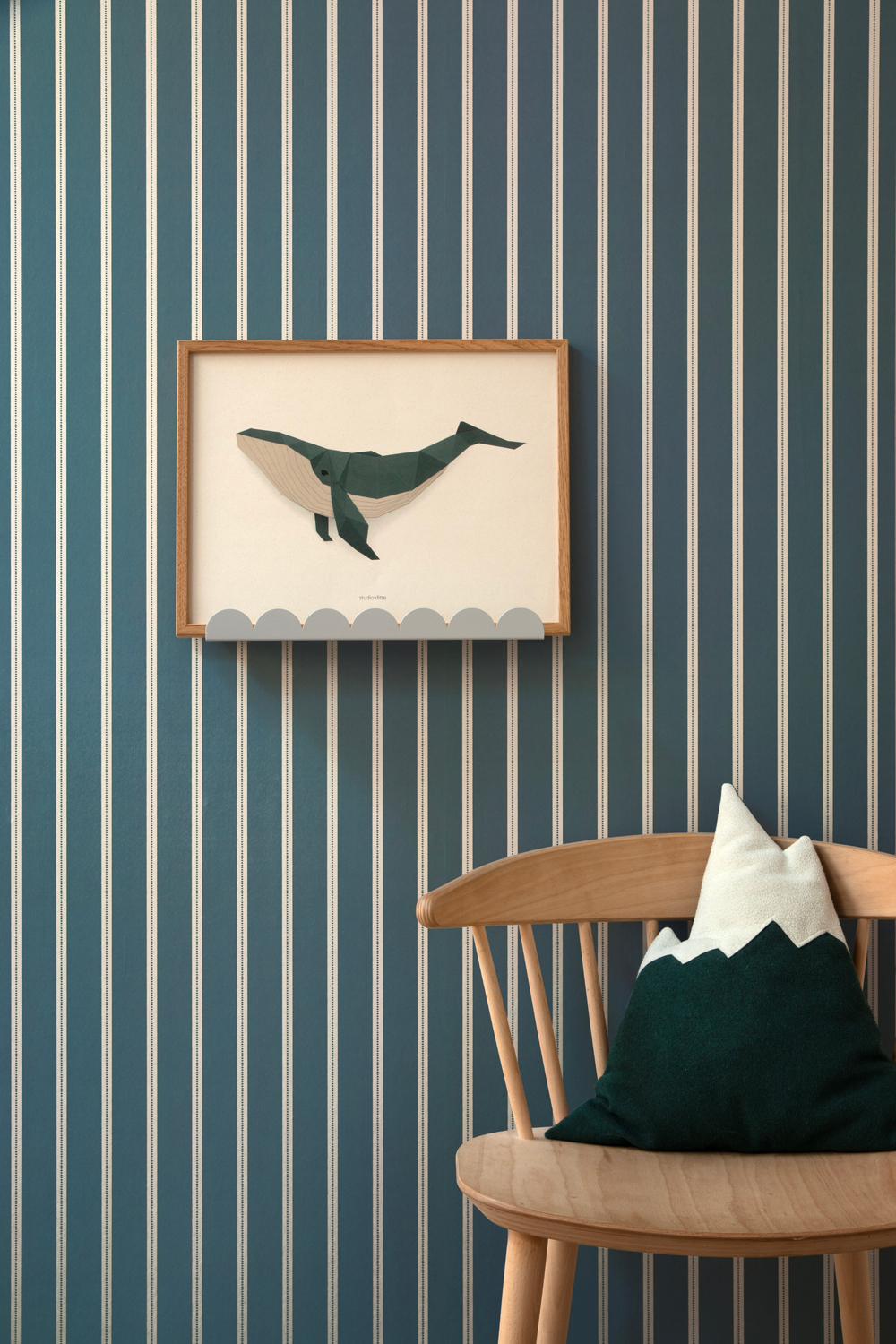 Tapete Ribbon / Lintjes - Denim