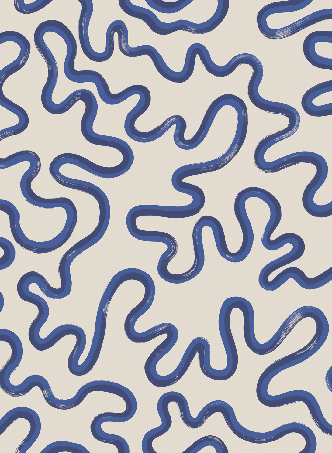  - Navy & Cerulean on Stone