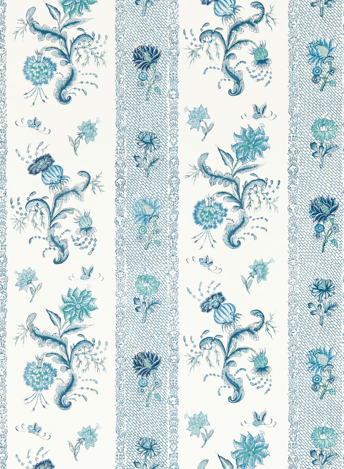Tapete Papaver Stripe - Mazarine Blue