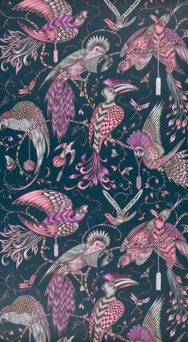 Tapete Audubon - Pink