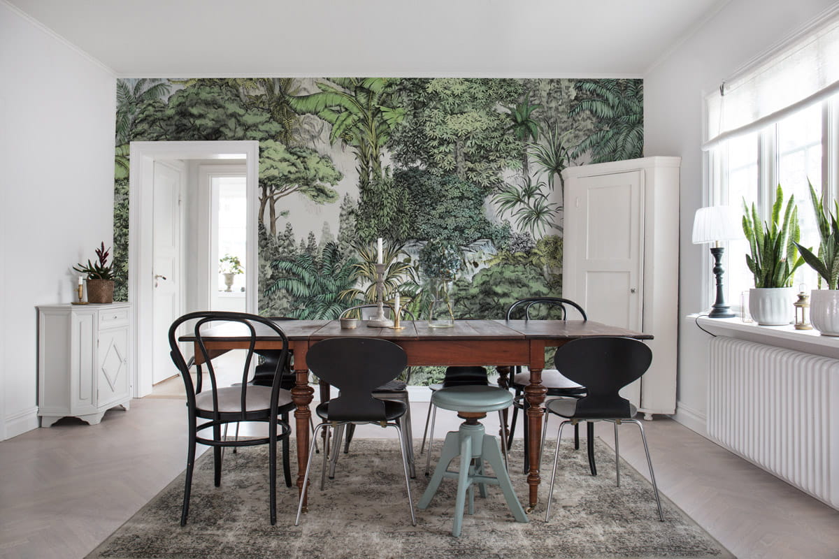 Wandbild Secret Garden - Lush Green