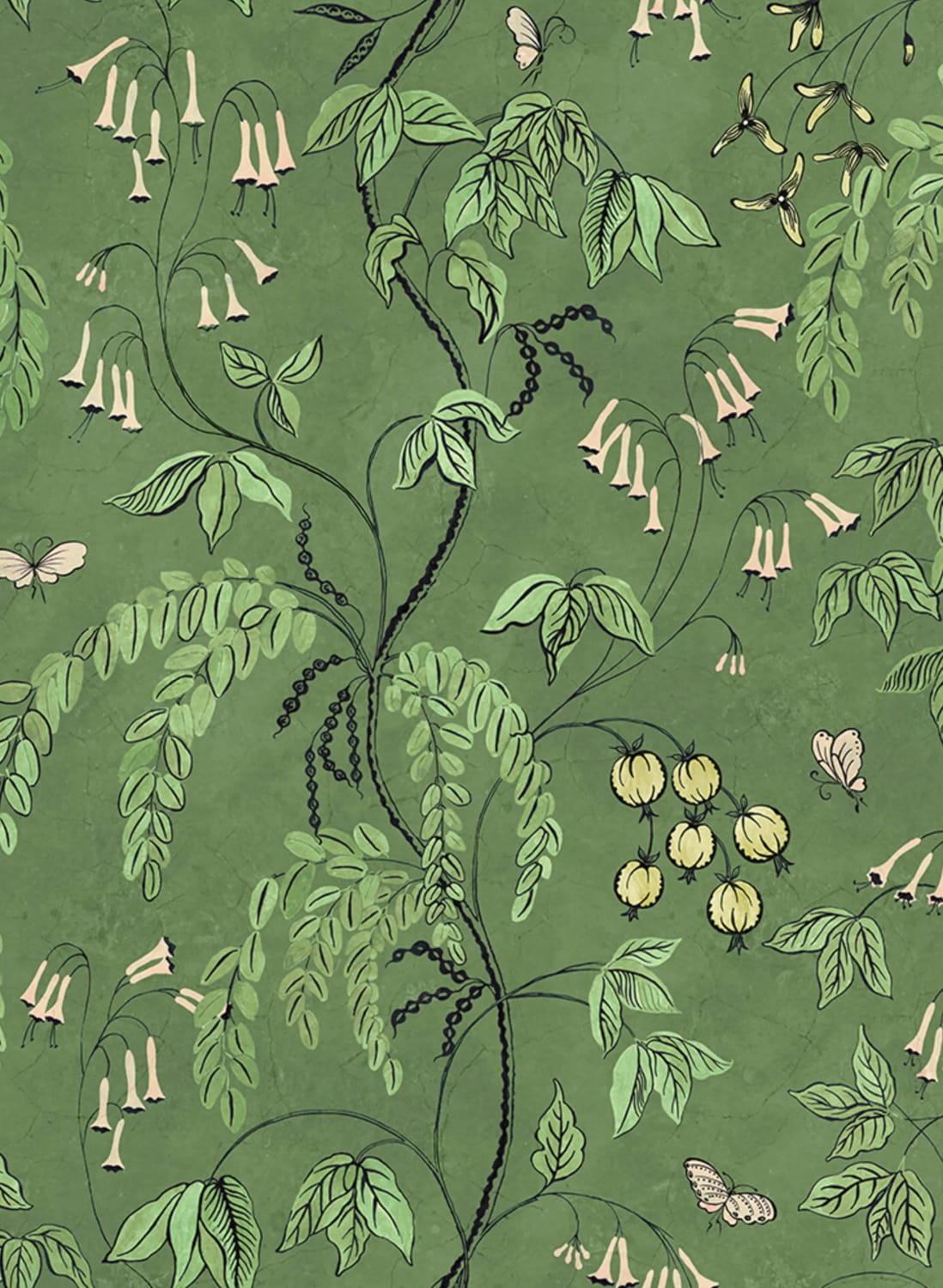 Wandbild Ottilia - green