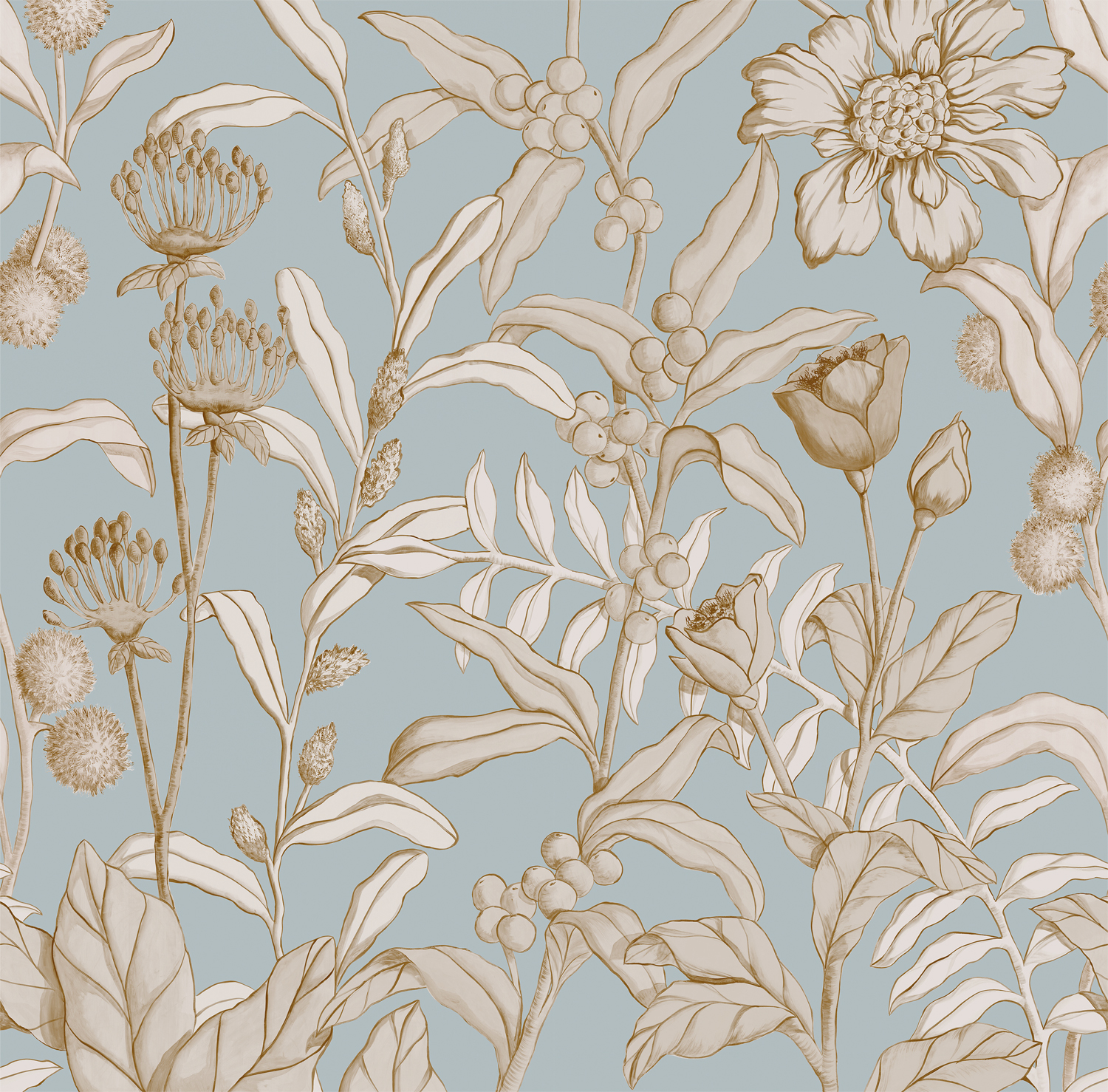 Wandbild Petals and Berries - MHP91