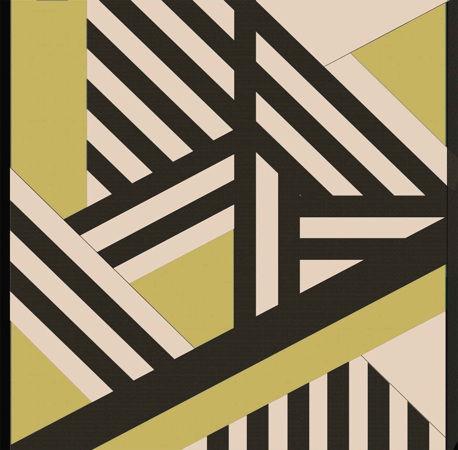 Wandbild Inter Wall - Mustard