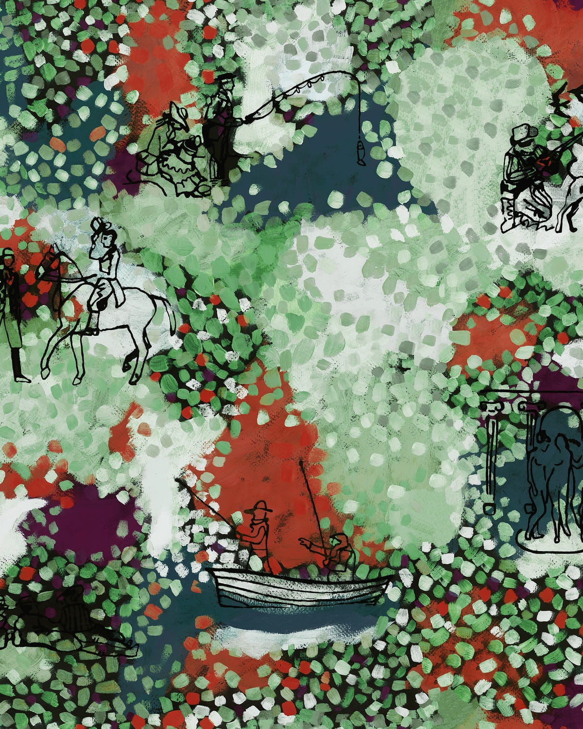 Wandbild Castle's Garden - WP20924