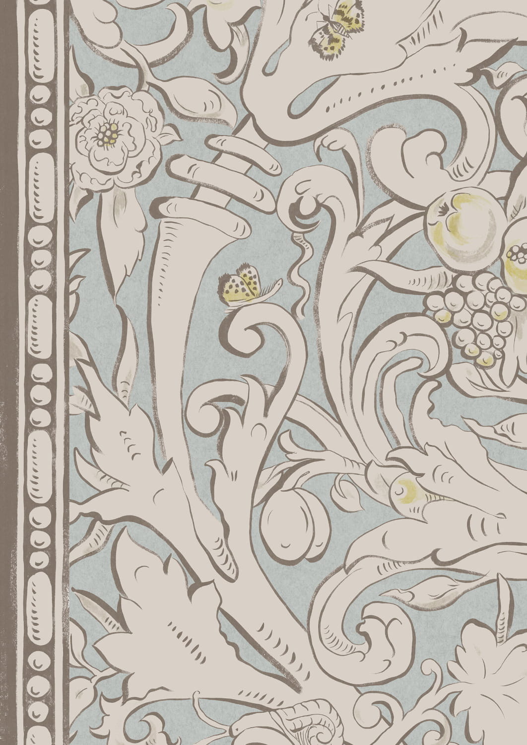 Tapete Bacchus - Grigio
