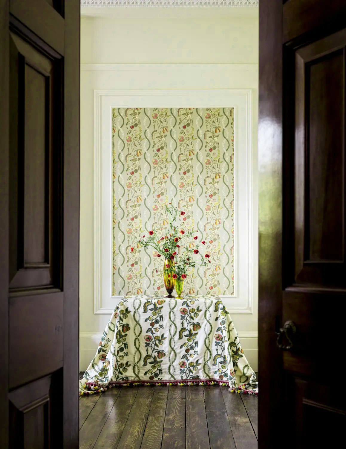 Tapete Kitchen Garden - Olive/ Russet