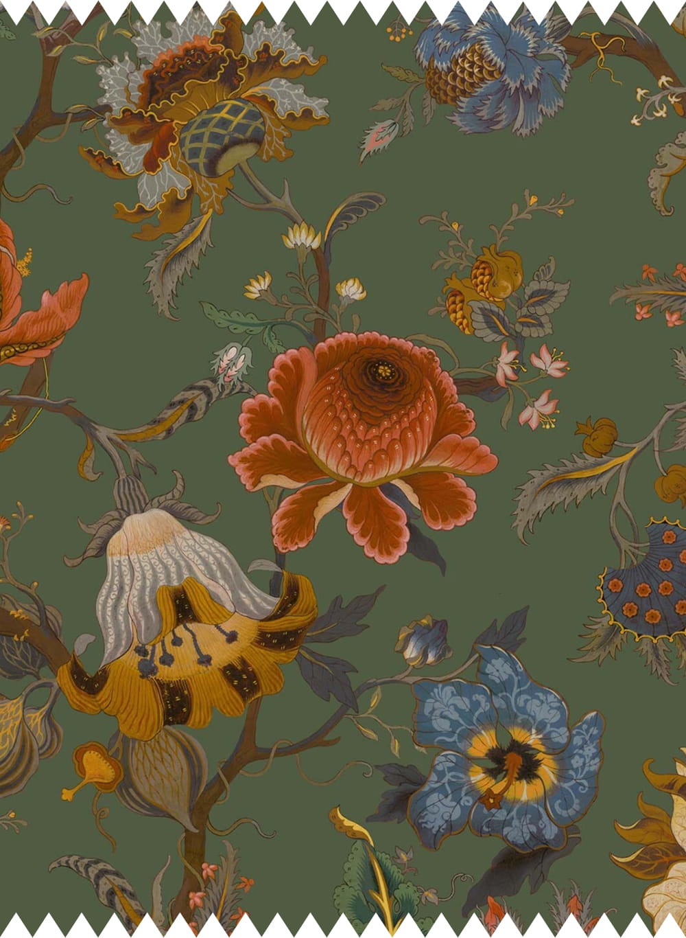 Tissu Artemis - Velvet - Moos Green