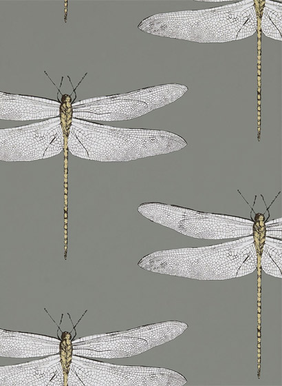 Tapete Demoiselle - Graphite/ Almond