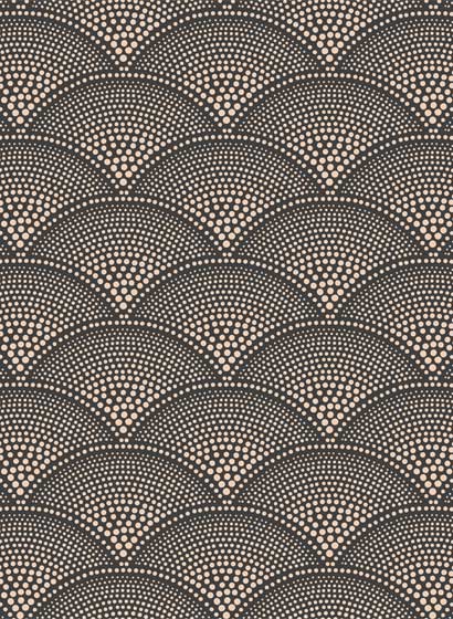 Tapete Feather Fan Icons - Charcoal/ Bronze