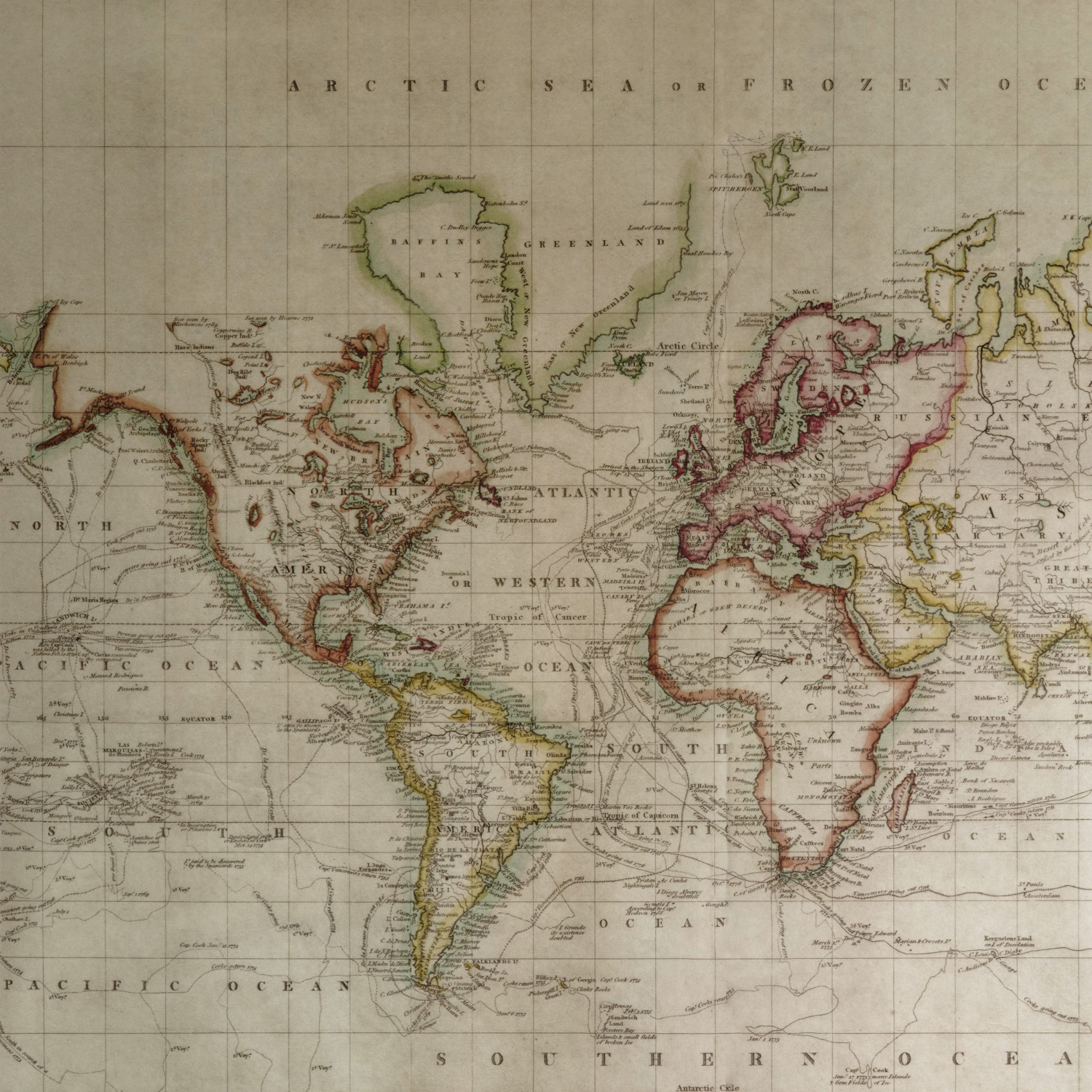 Wandbild Latitude - Schla