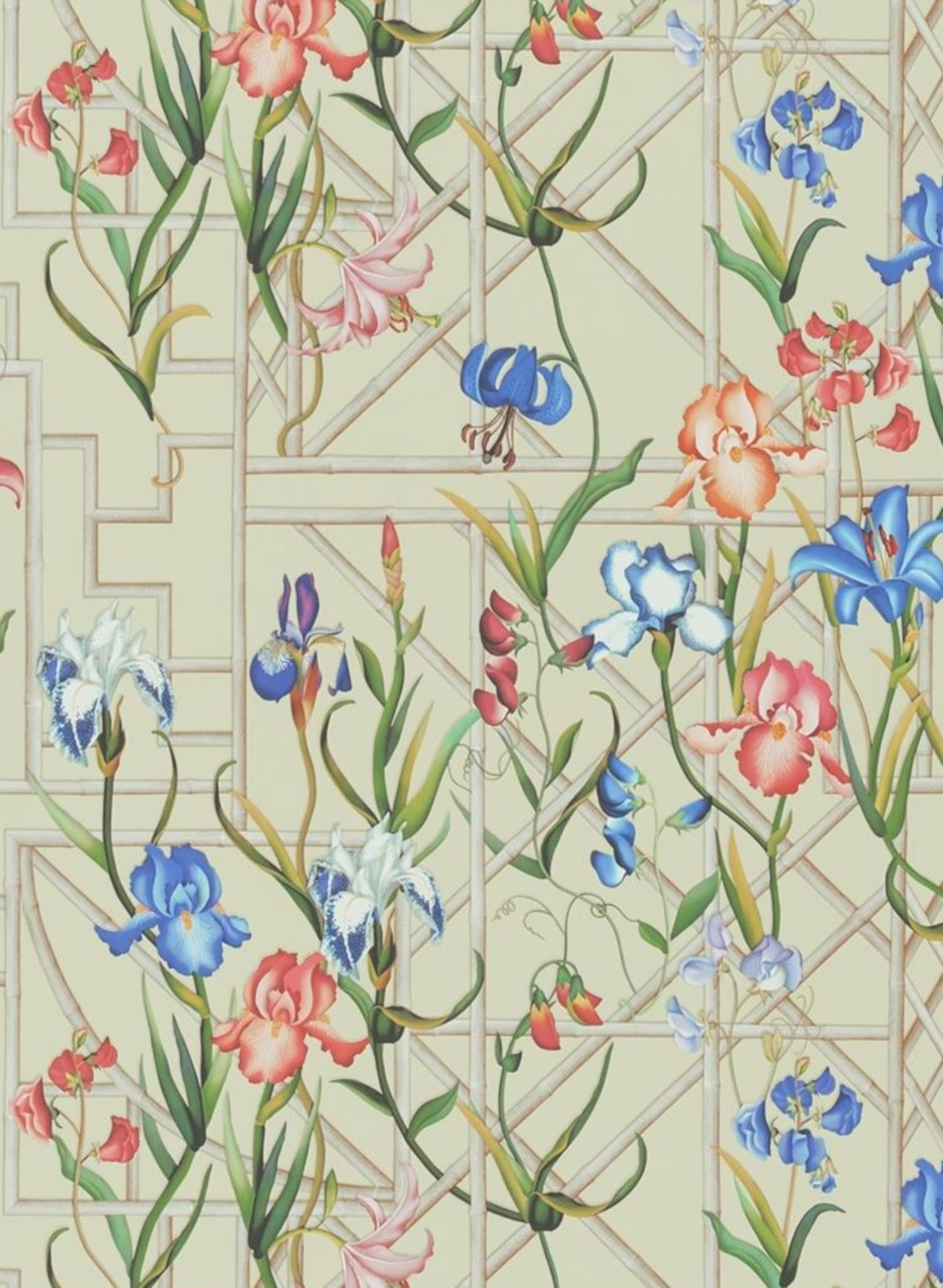 Tapete Fretwork Garden - Citron