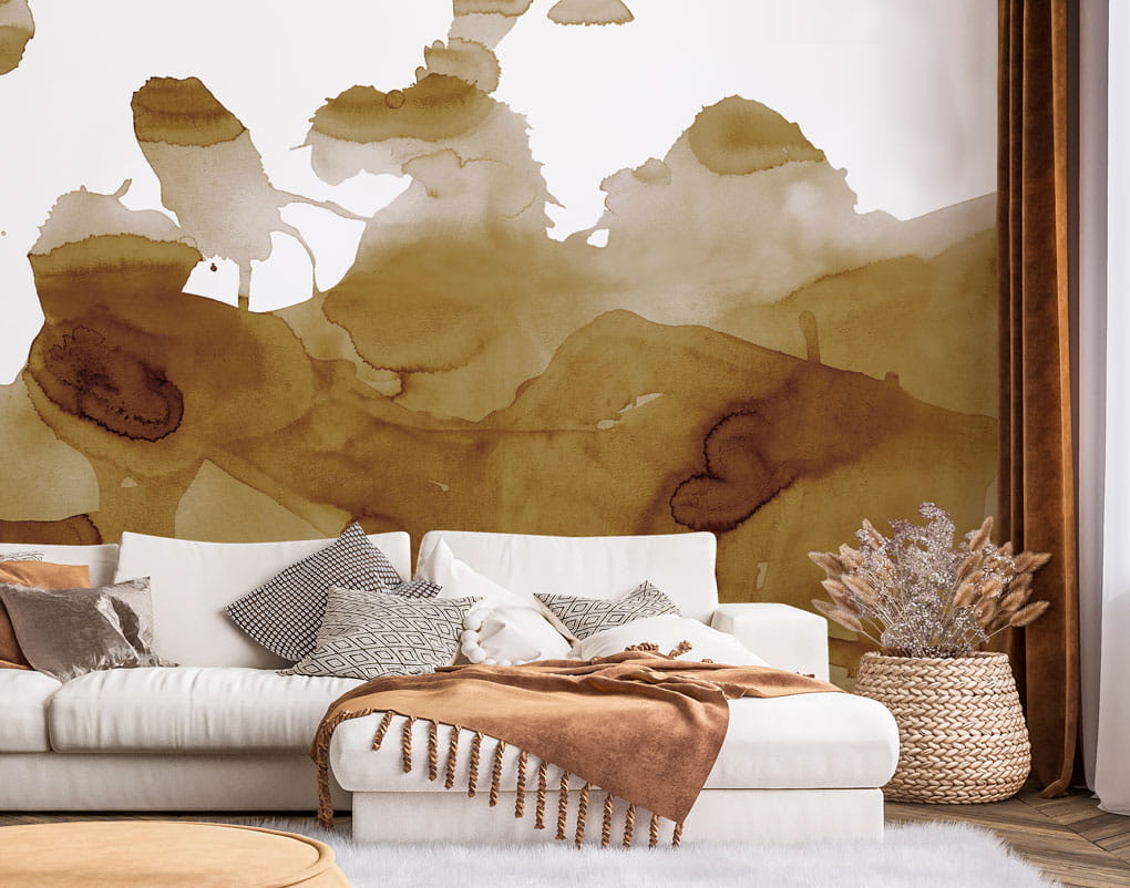 Wandbild Fuse - Ochre