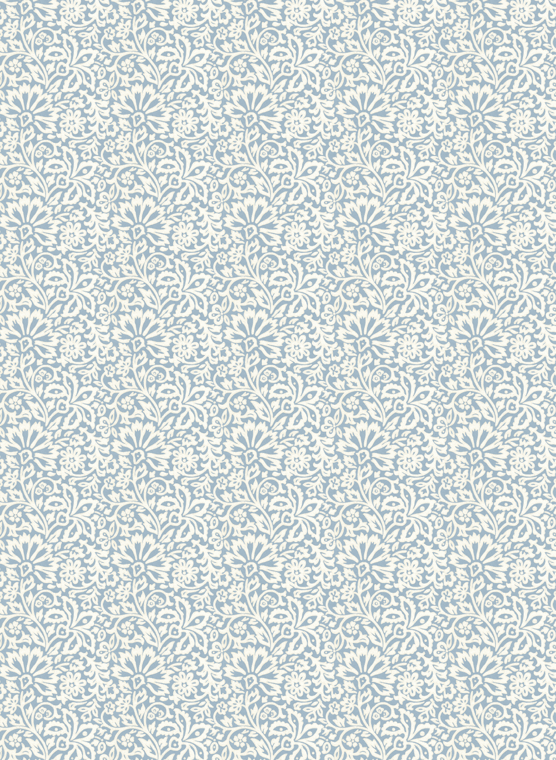 Tapete Flora - Blue