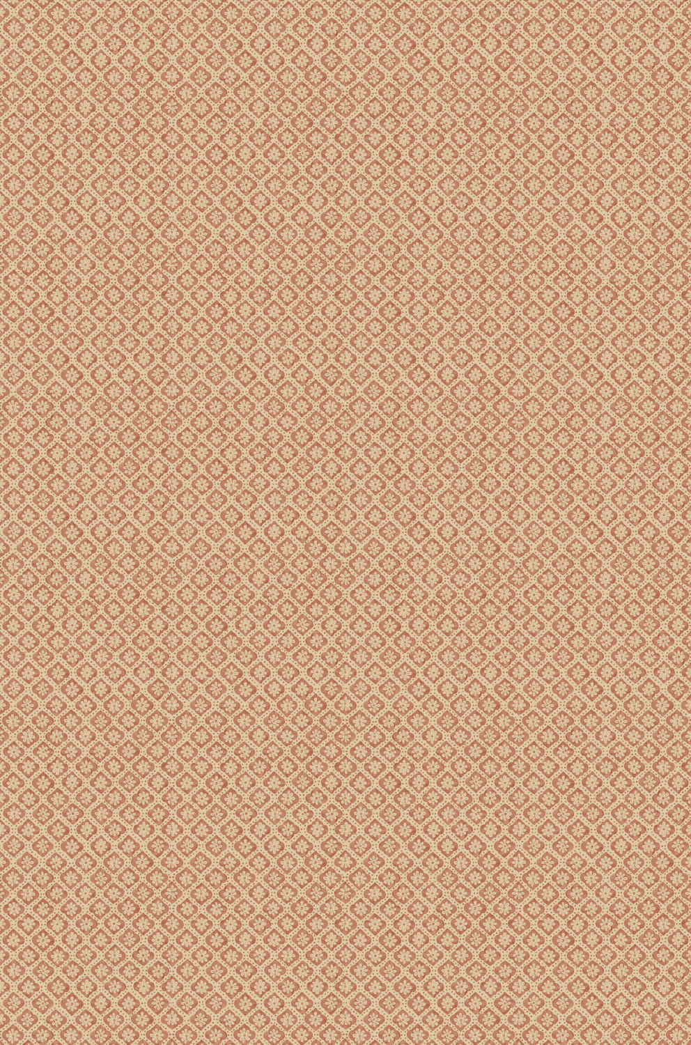 Tapete Indus Flower - Soft Red
