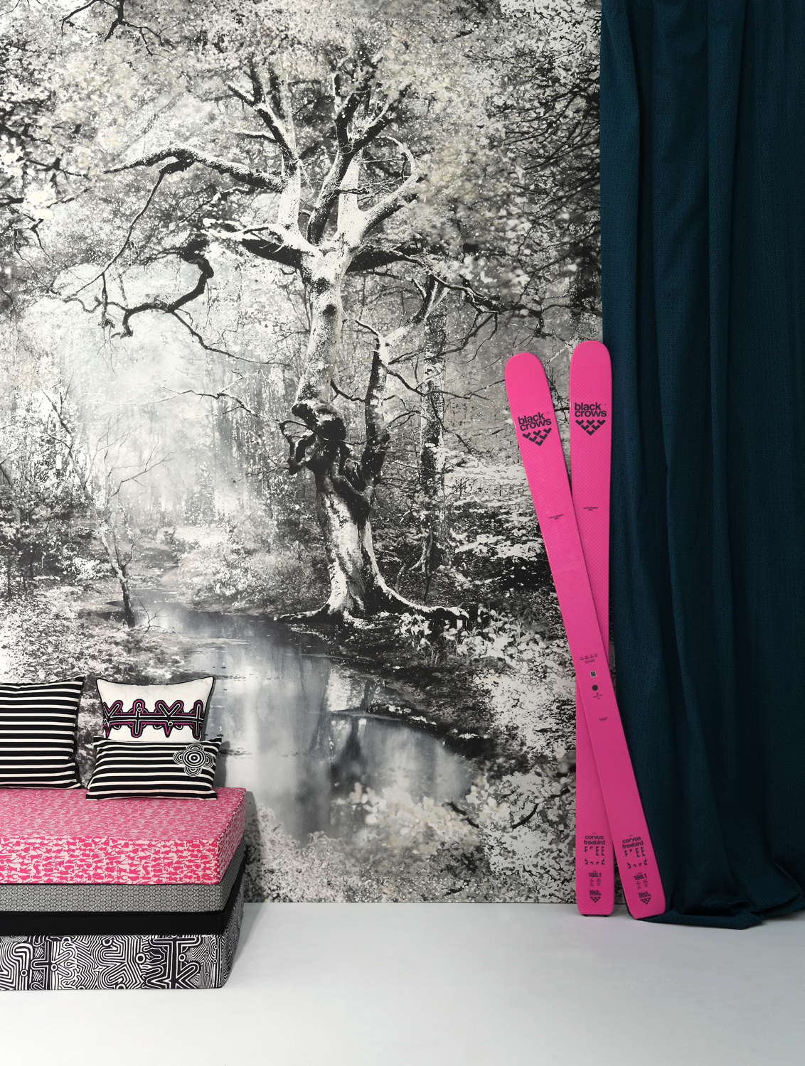 Wandbild Sous Bois - Crepuscule