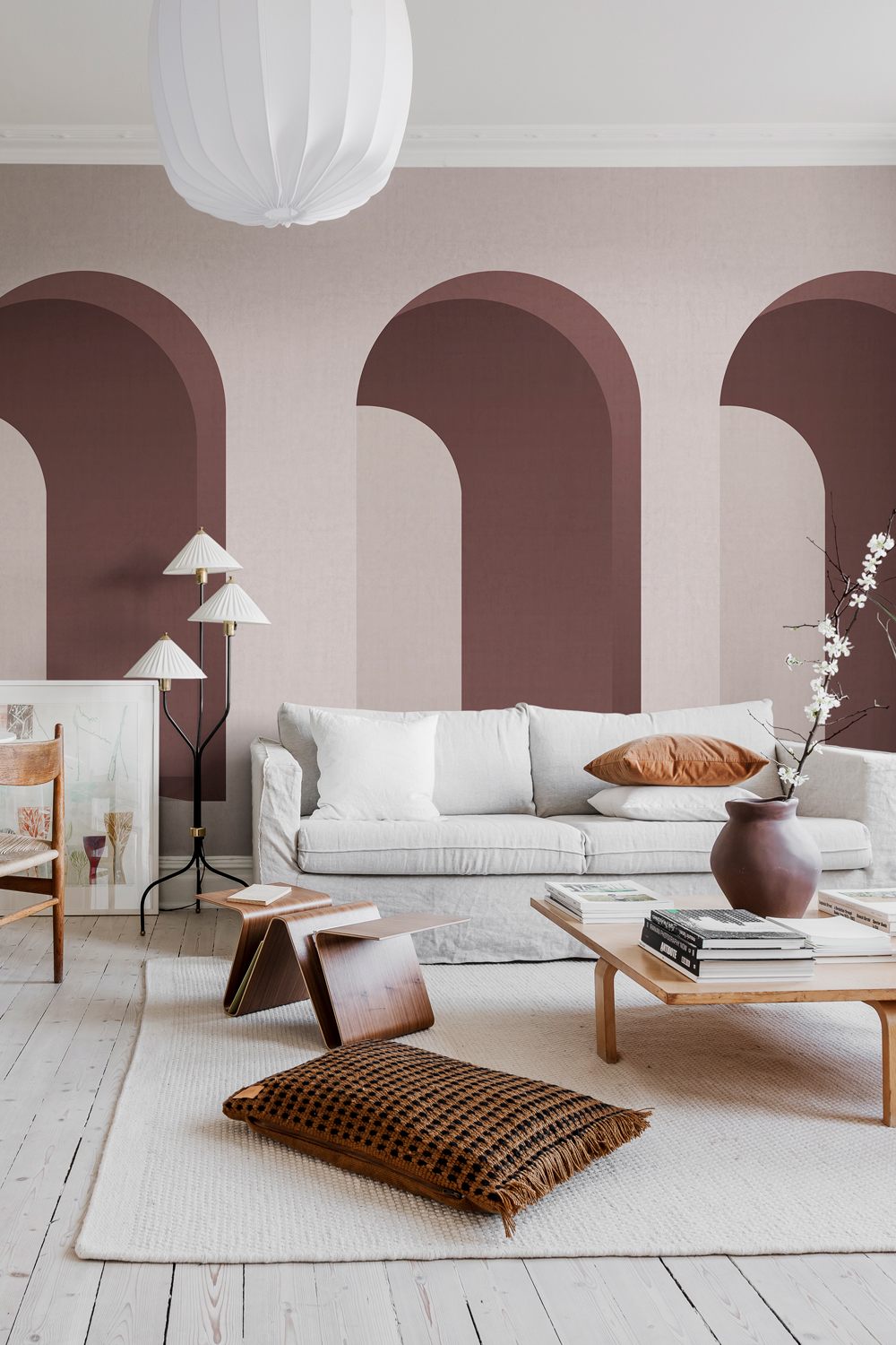 Wandbild Arch - Pink