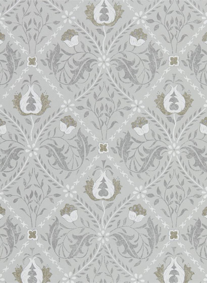 Tapete Pure Trellis - Lightish Grey
