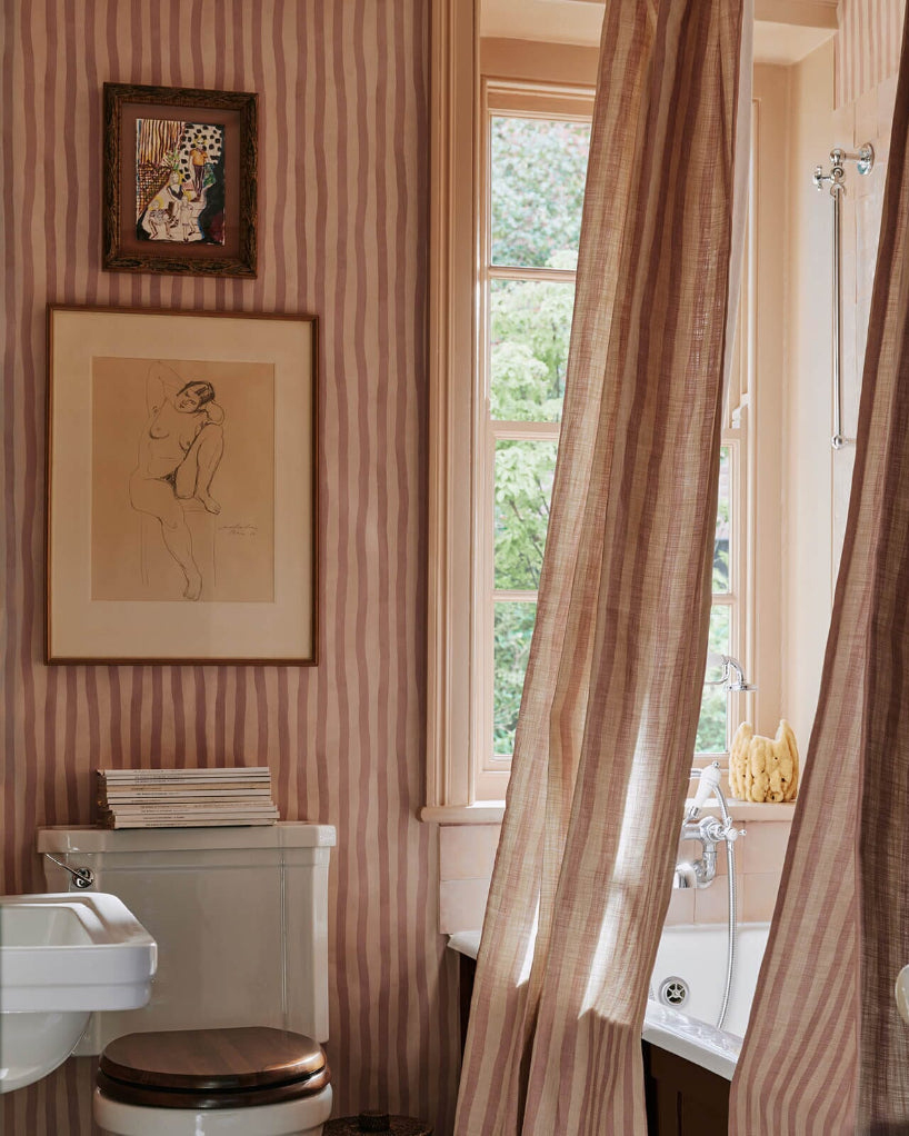 Papier peint Artists Stripe - Cocoa