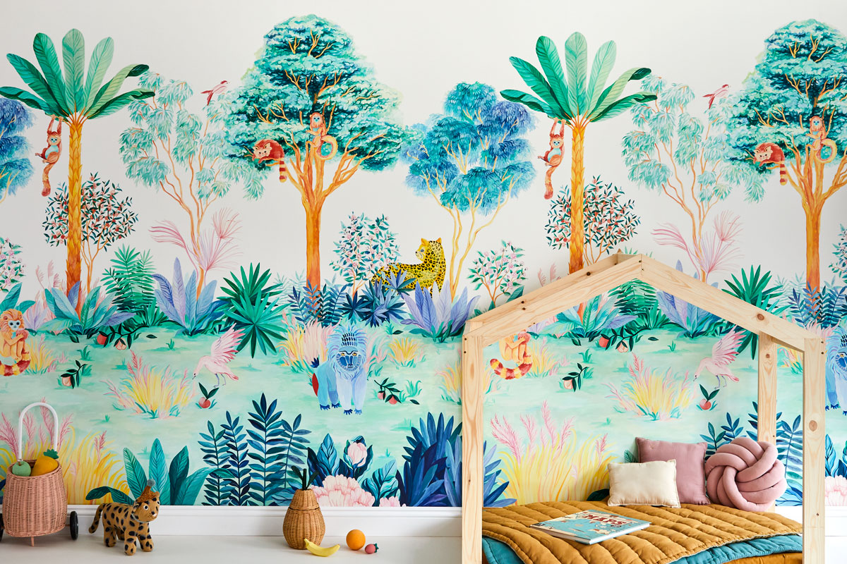 Wandbild Jungle - Colour